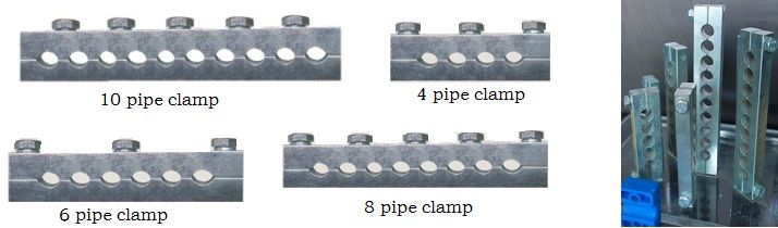 multi pipe clamps